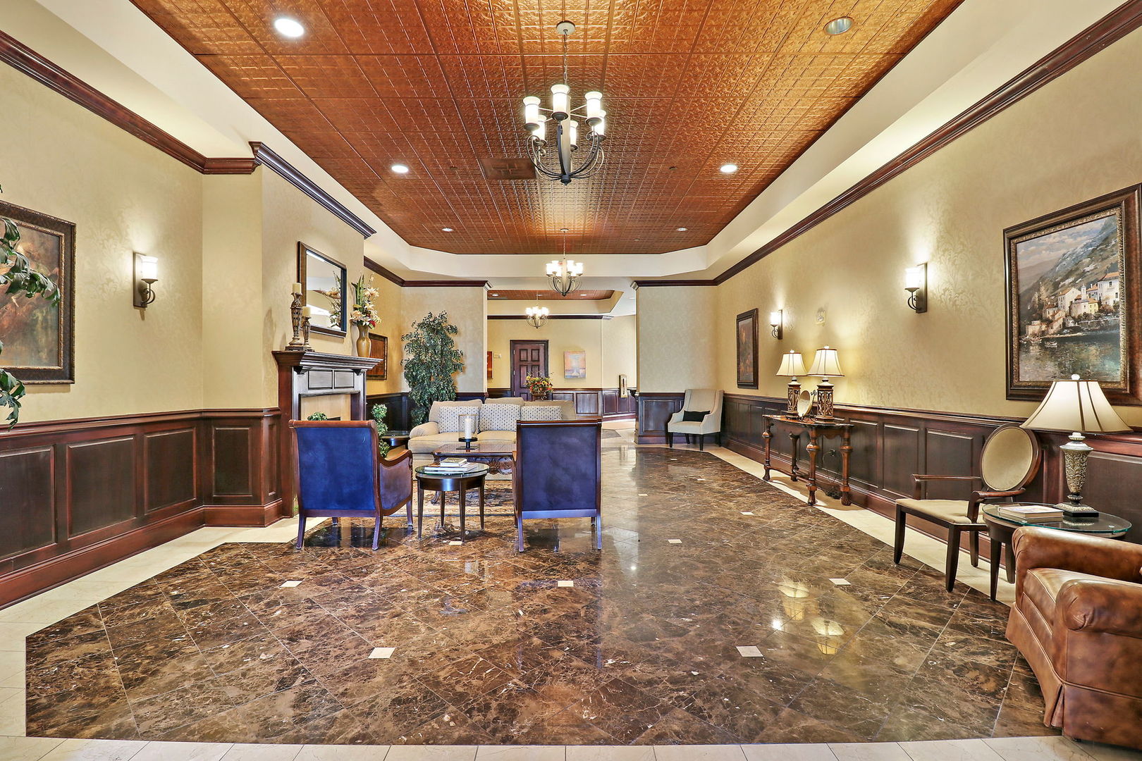 50 North Plum Grove Road, Unit 201E Palatine, IL 60067 - Photo 22 of 22 a view of a lobby with furniture