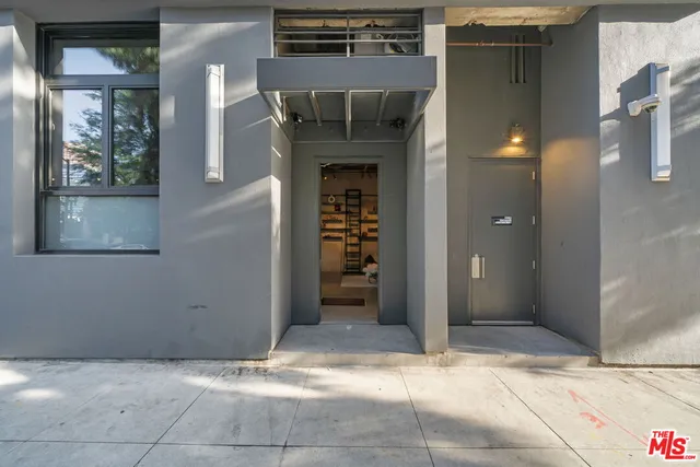 a view of a entryway of a house