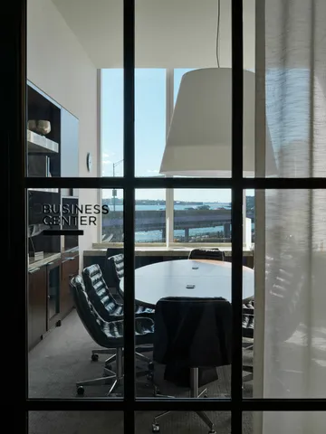 a living room filled with furniture