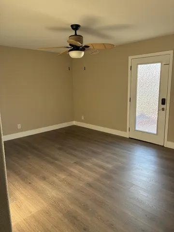 wooden floor in an empty room