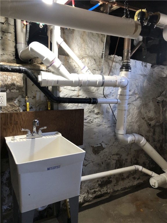37 Summer Street Westerly, RI 02891 - Photo 43 of 48 utility sink with updated PVC piping.