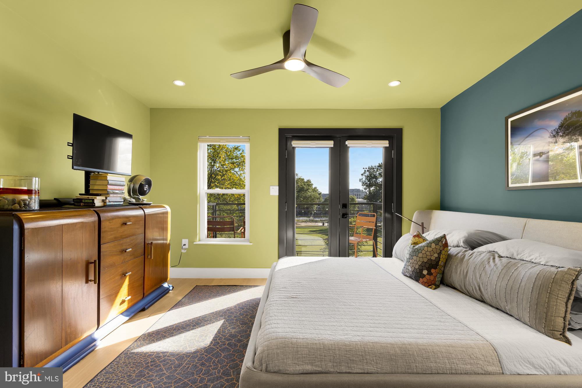 47 T Street Northeast Washington, DC 20002 - Photo 27 of 45 Vibrant bedroom with scenic views