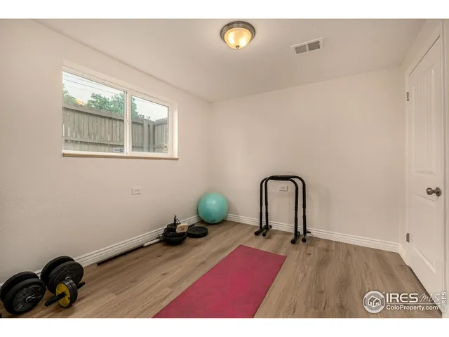 a room with a window