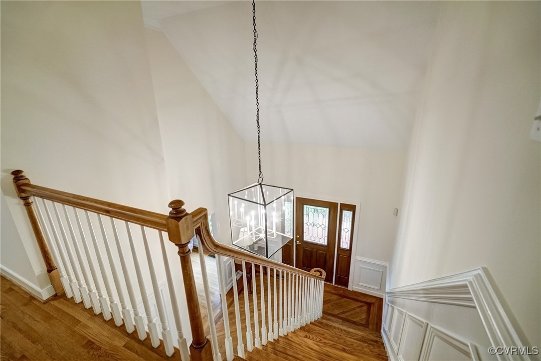 2911 Park Ridge Road Midlothian, VA 23113 - Photo 22 of 50 Vaulted entry and stairs