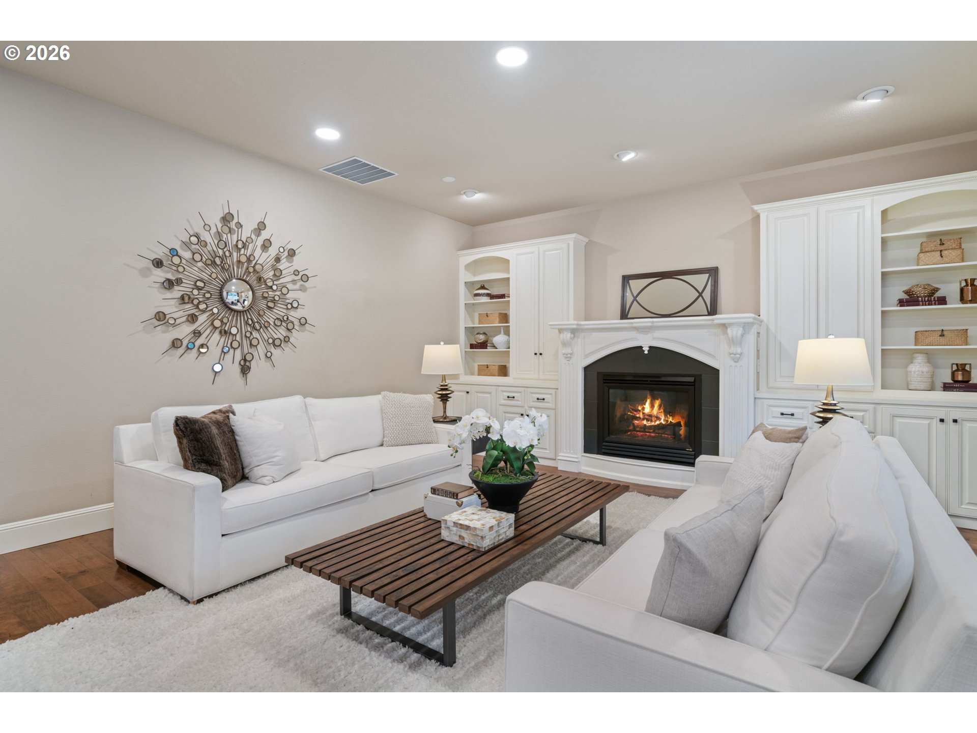 510 Northeast 224th Circle Ridgefield, WA 98642 - Photo 17 of 48 a living room with furniture and a fireplace