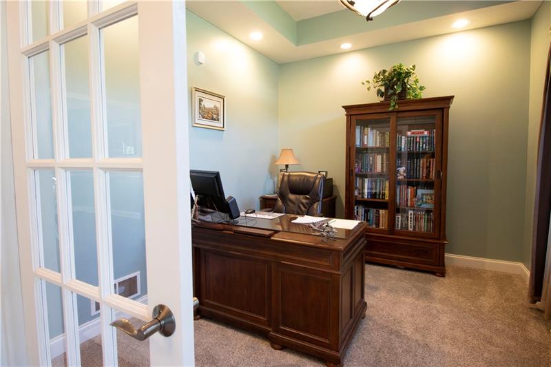 385 Pleasant Valley Road Bulger, PA 15019 - Photo 5 of 25 12X10 Office/Den with French Doors & Tray Ceiling!