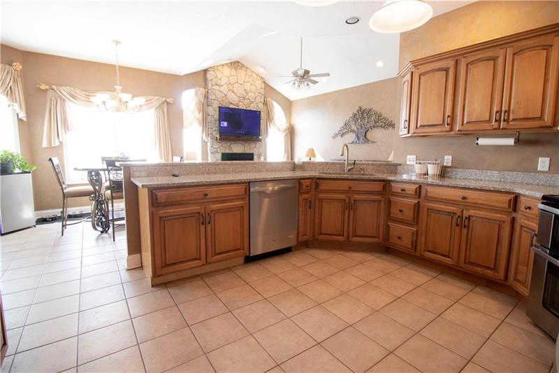 385 Pleasant Valley Road Bulger, PA 15019 - Photo 7 of 25 View from Kitchen into the Family Room!