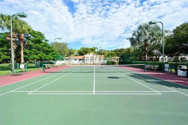 a view of a tennis court