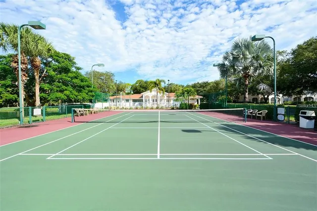 a view of a tennis court