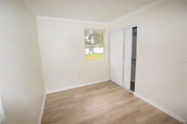 a view of an empty room with window