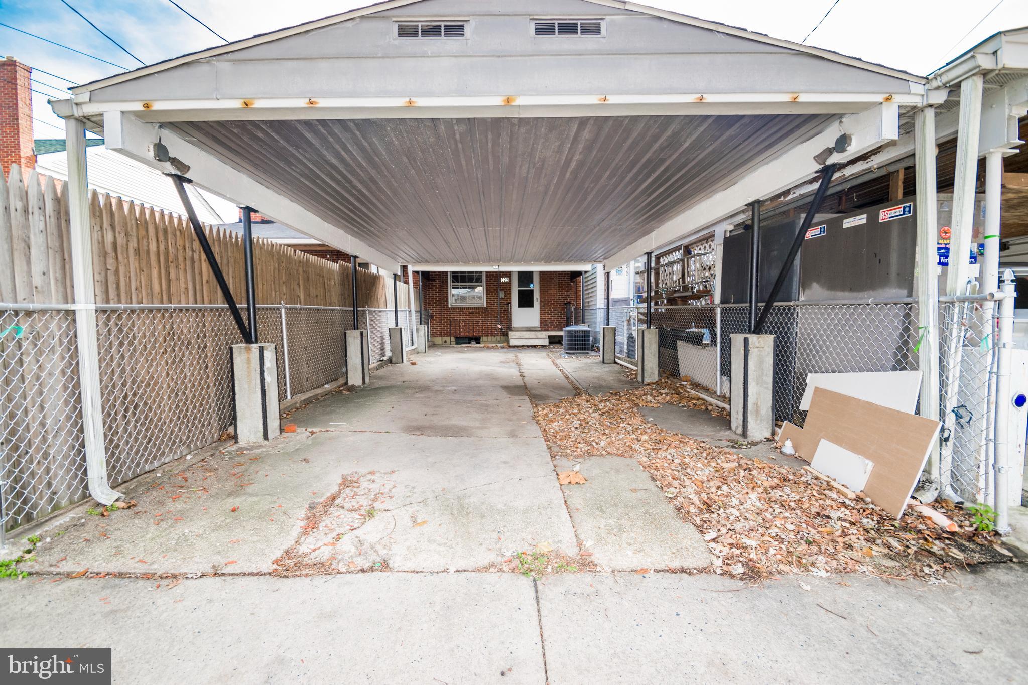 822 Middlesex Road Baltimore, MD 21221 - Photo 25 of 26 Back of house & Driveway