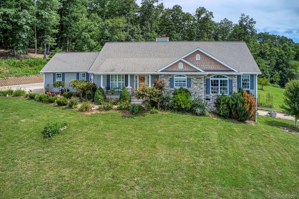 126 Barkers Grove Road Union Grove, NC 28689 - Photo 42 of 48 an aerial view of a house
