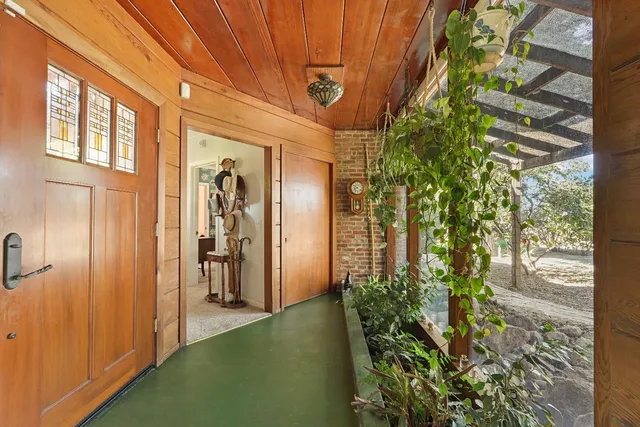 a bathroom with a sink double vanity and a mirror