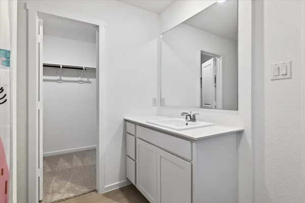 a bathroom with a sink