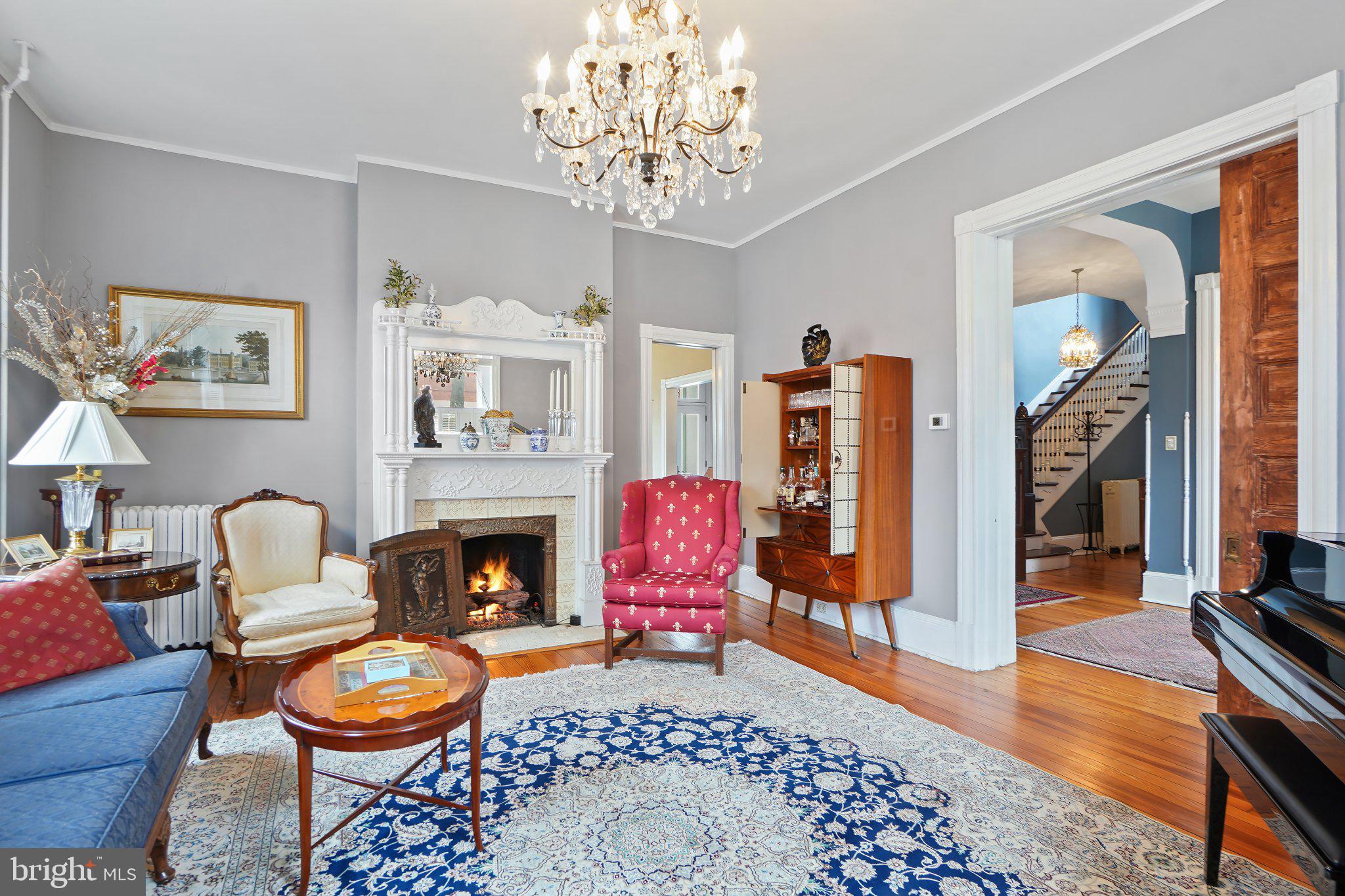 121 West Church Street Frederick, MD 21701 - Photo 19 of 93 Charming living room with vintage elegance.