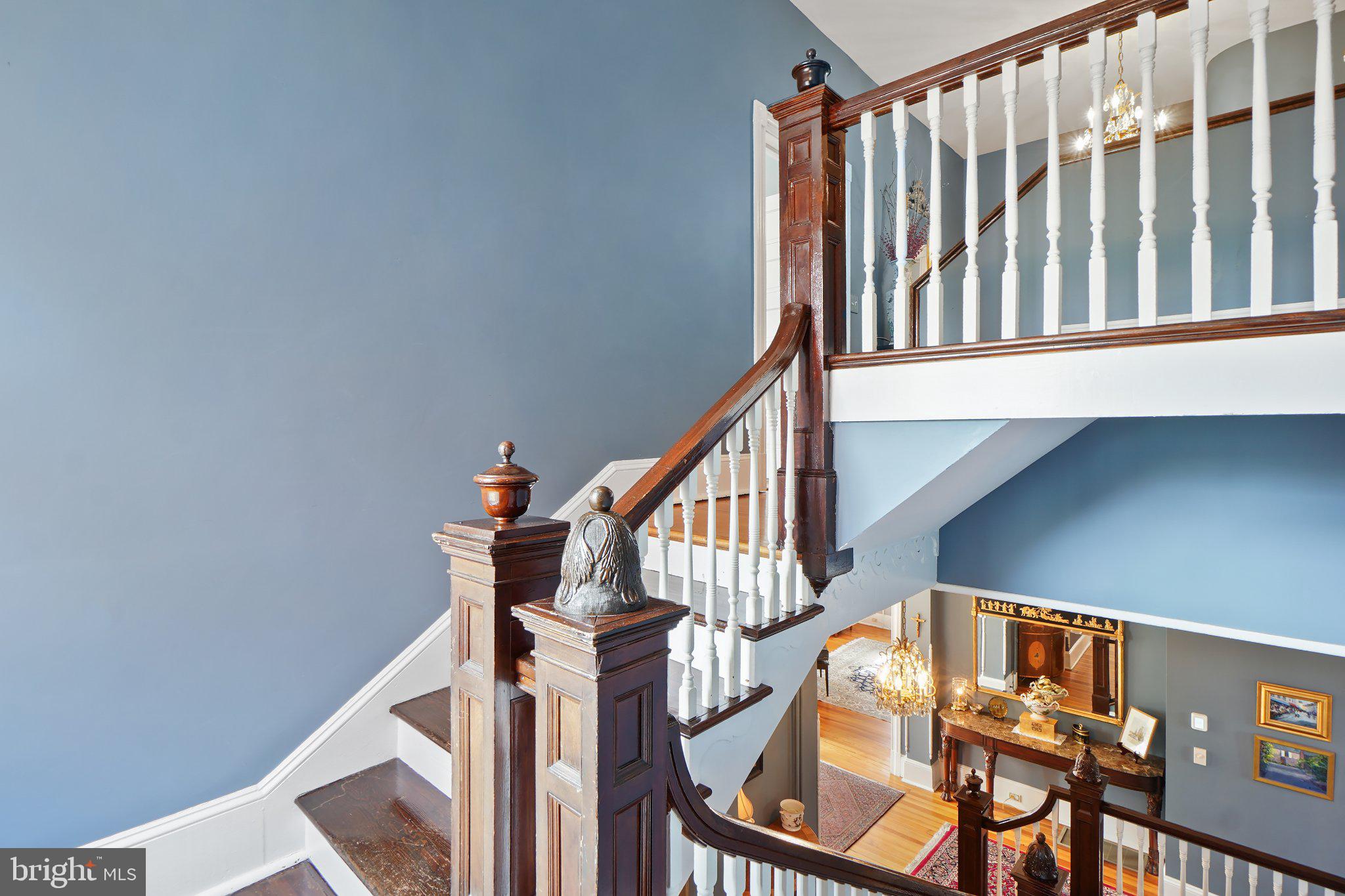 121 West Church Street Frederick, MD 21701 - Photo 33 of 93 Elegant staircase with classic charm.