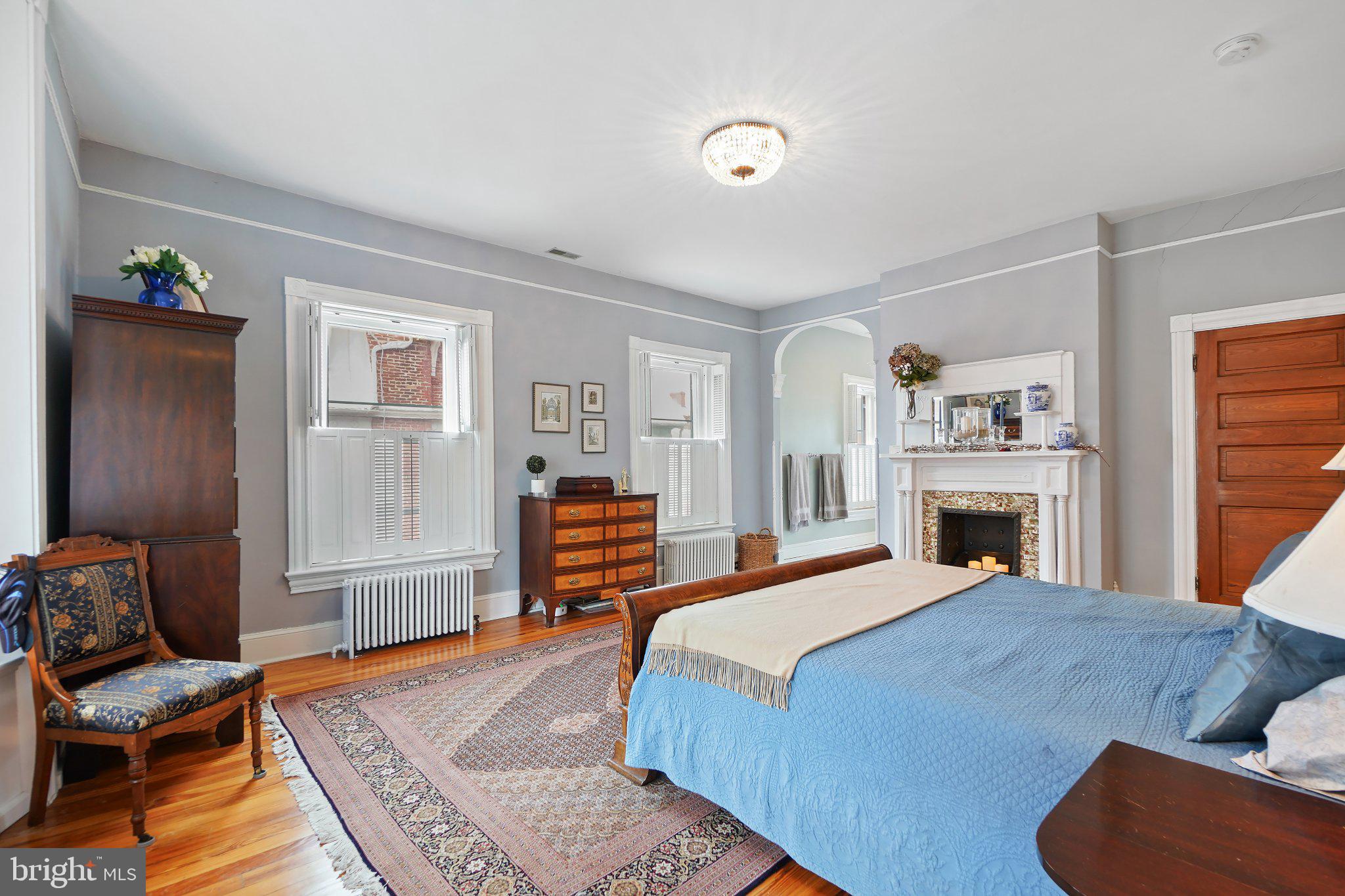 121 West Church Street Frederick, MD 21701 - Photo 38 of 93 Elegant bedroom with classic charm.