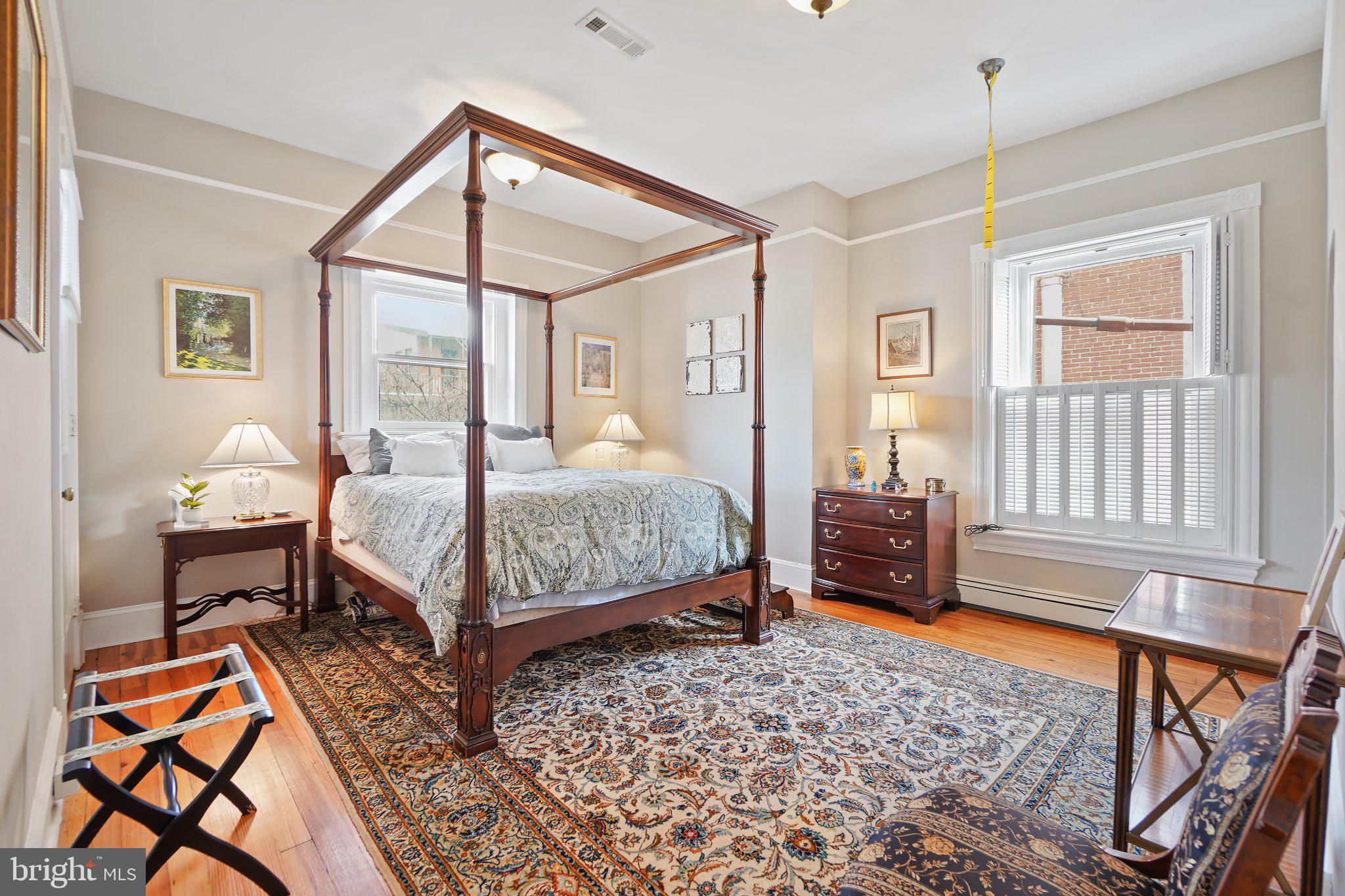 121 West Church Street Frederick, MD 21701 - Photo 46 of 93 Elegant four-poster bedroom retreat.