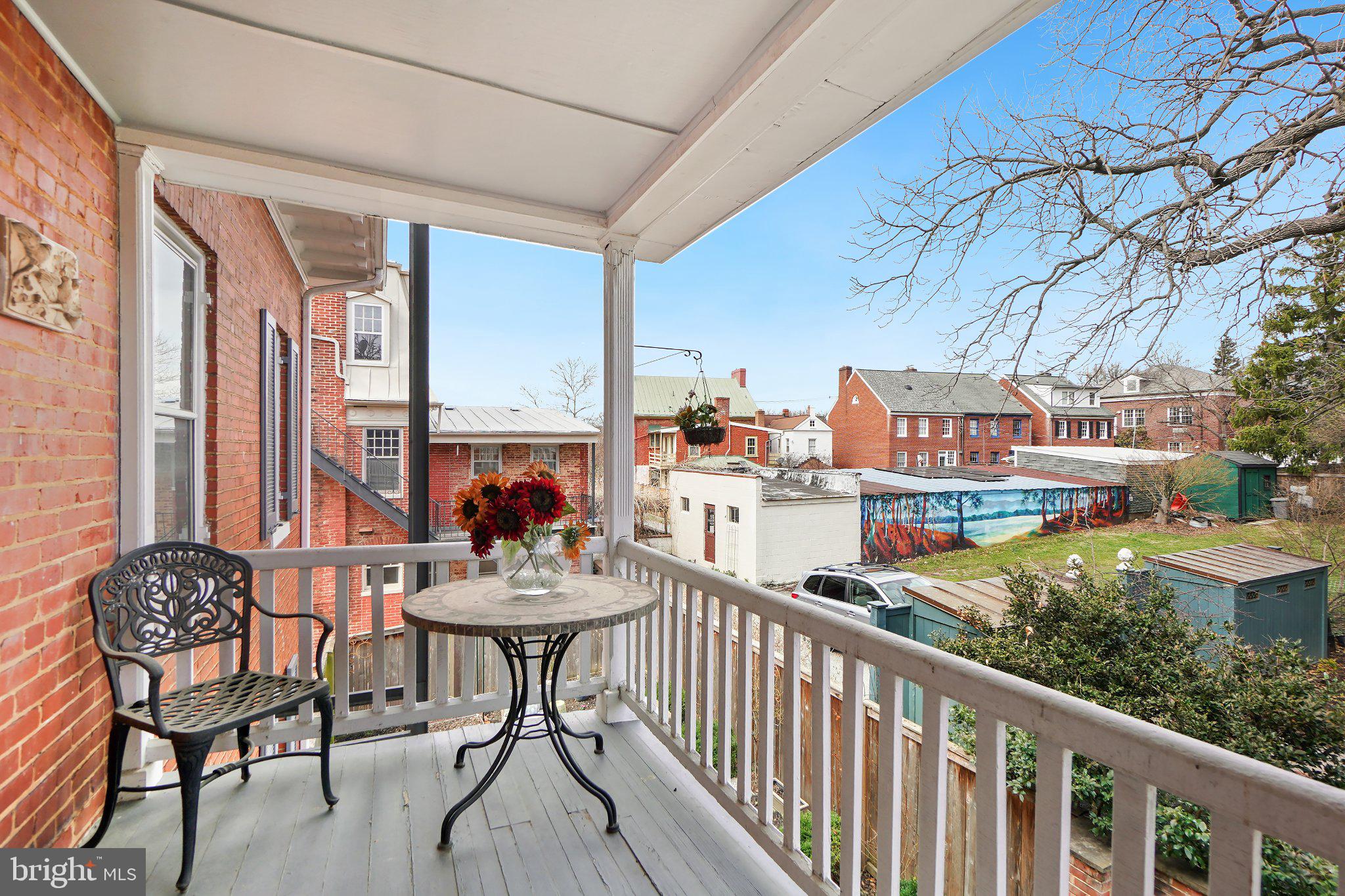 121 West Church Street Frederick, MD 21701 - Photo 49 of 93 Charming balcony with scenic views.