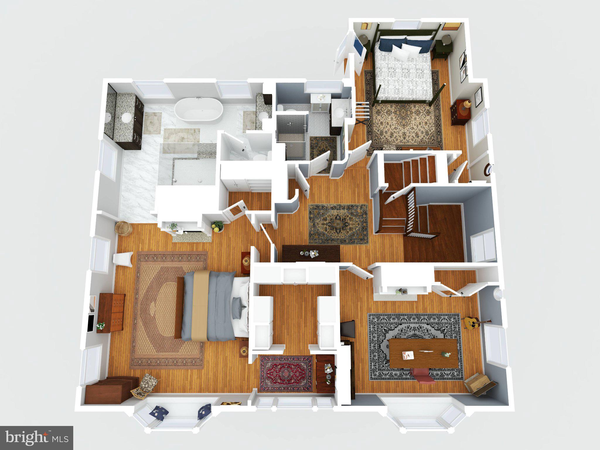 121 West Church Street Frederick, MD 21701 - Photo 54 of 93 Spacious second-floor layout design.