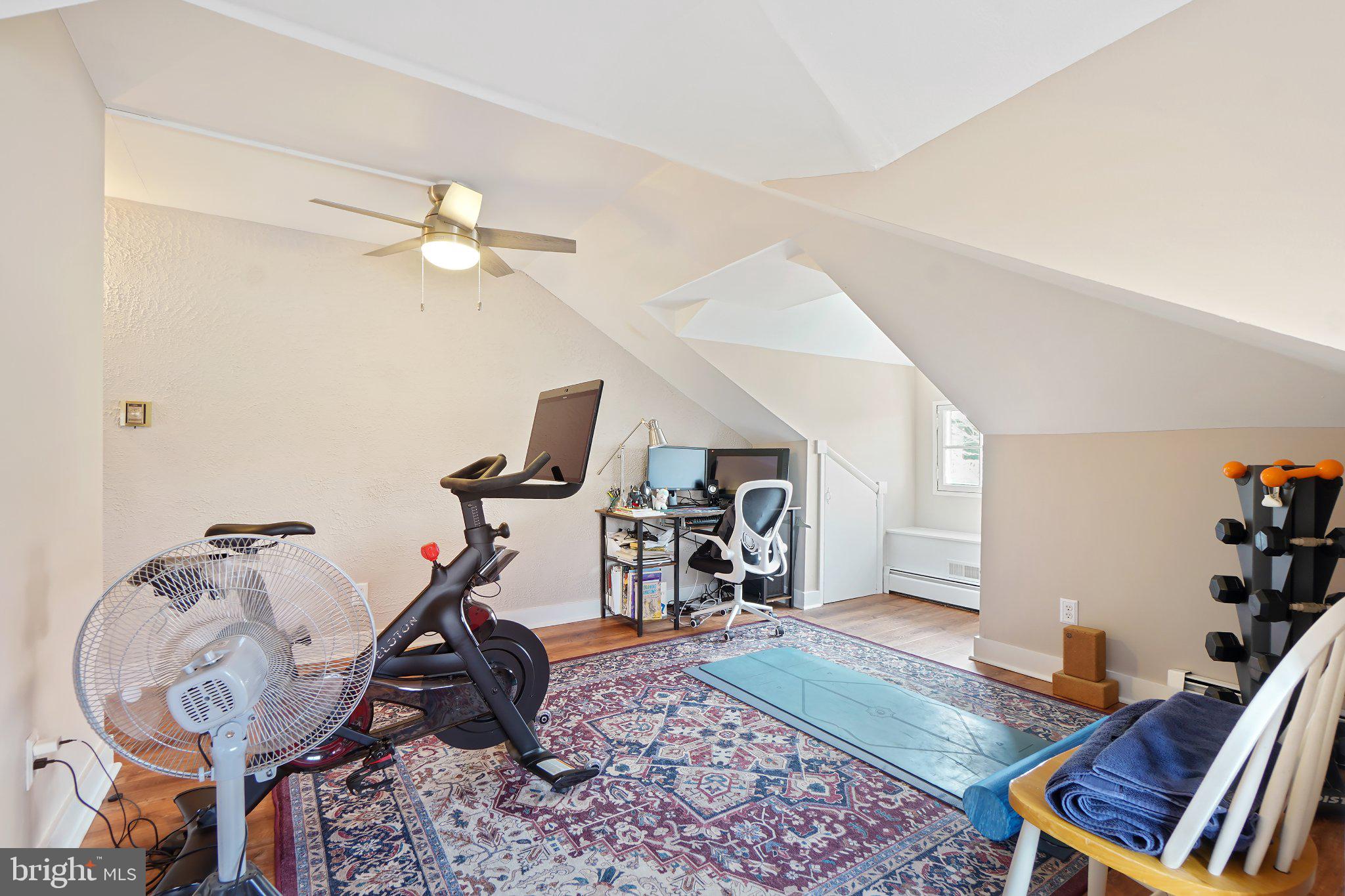 121 West Church Street Frederick, MD 21701 - Photo 61 of 93 Cozy attic gym with natural light.