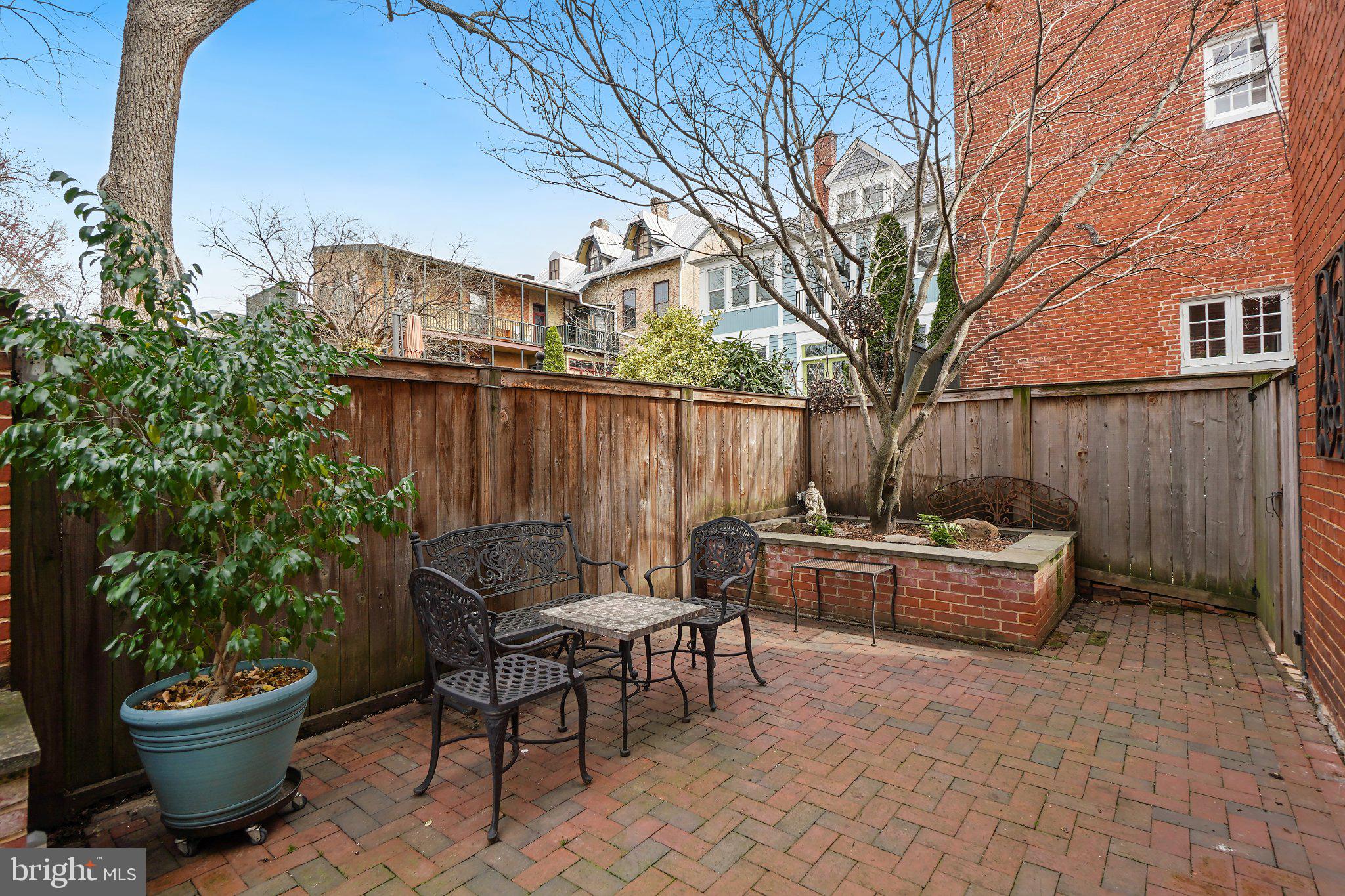 121 West Church Street Frederick, MD 21701 - Photo 67 of 93 Charming brick patio oasis awaits.