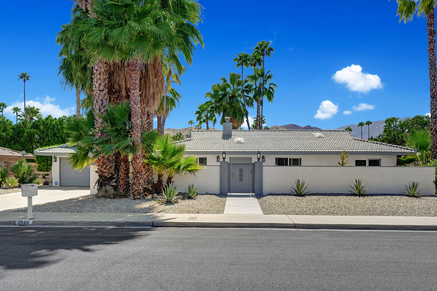 2989 East Sonora Road Palm Springs, CA 92264 - Photo 33 of 33 FRONT OF HOUSE PULLED BACK MLS