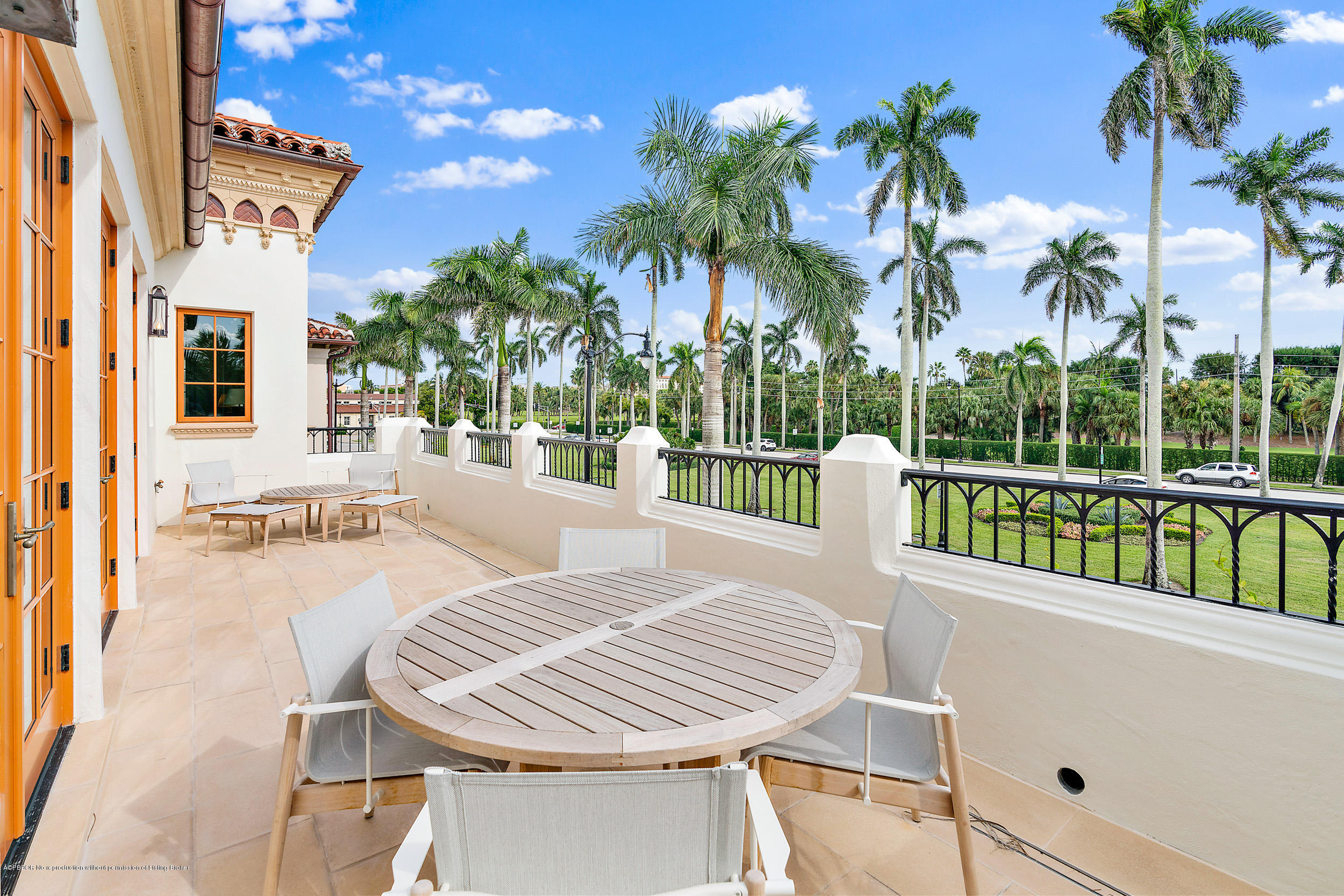 3 Via Flagler Palm Beach, FL 33480 - Photo 11 of 42 a view of a patio with a table and chairs