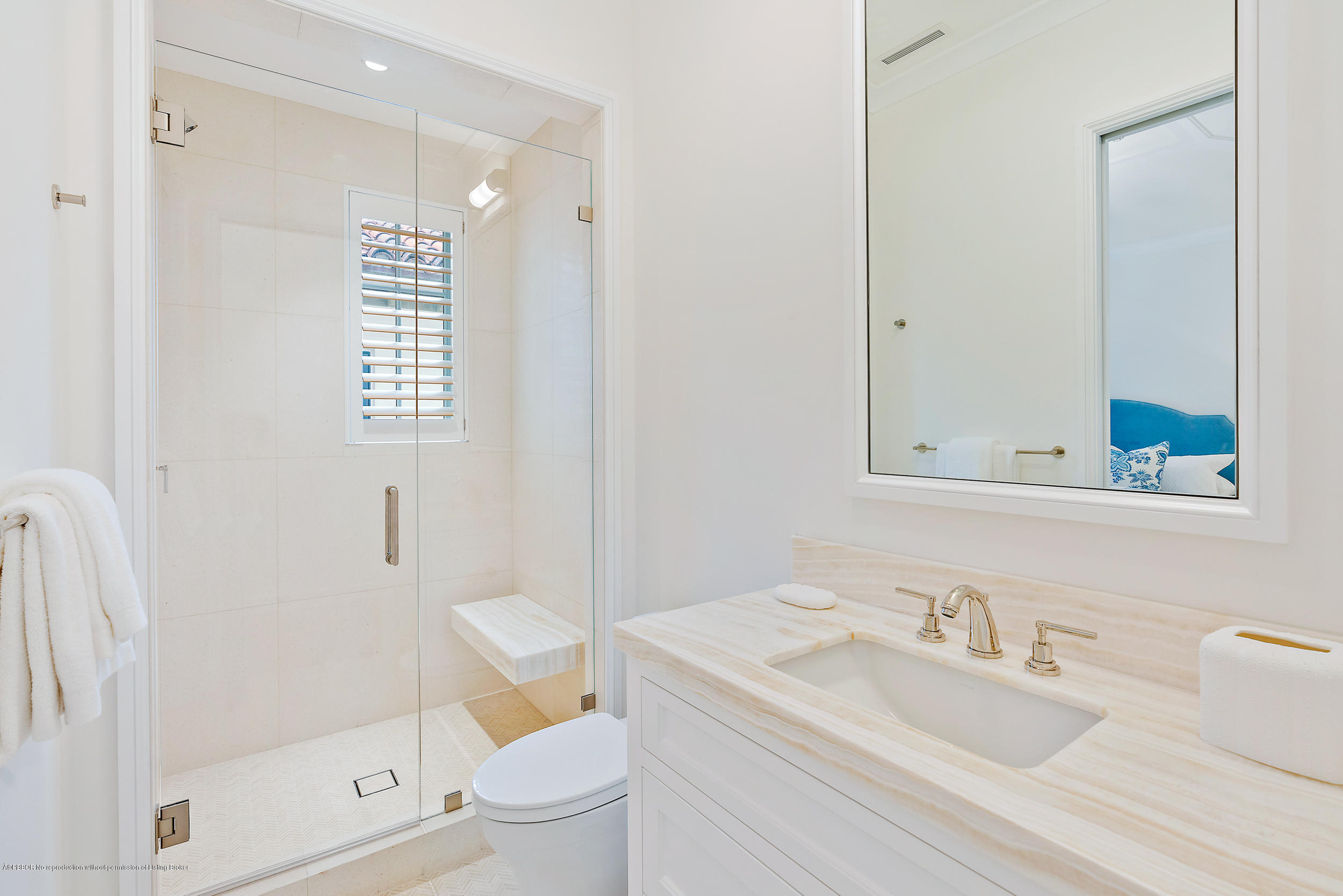 3 Via Flagler Palm Beach, FL 33480 - Photo 32 of 42 a bathroom with a sink a toilet and shower