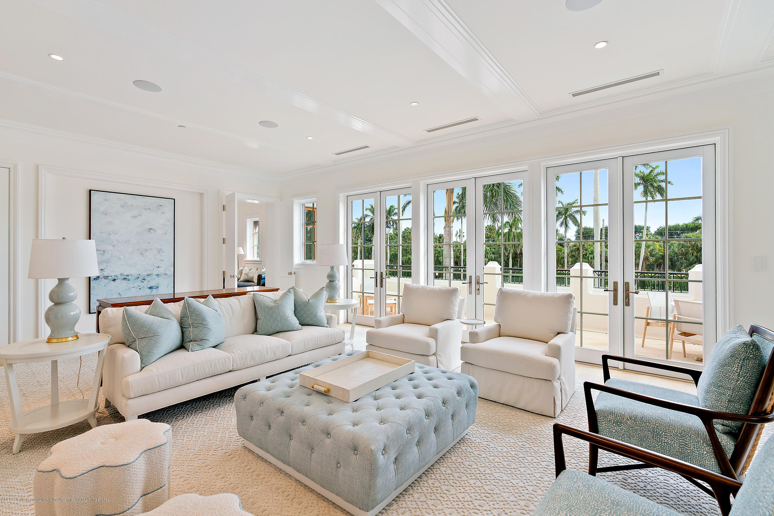 3 Via Flagler Palm Beach, FL 33480 - Photo 6 of 42 a living room with furniture and a large window