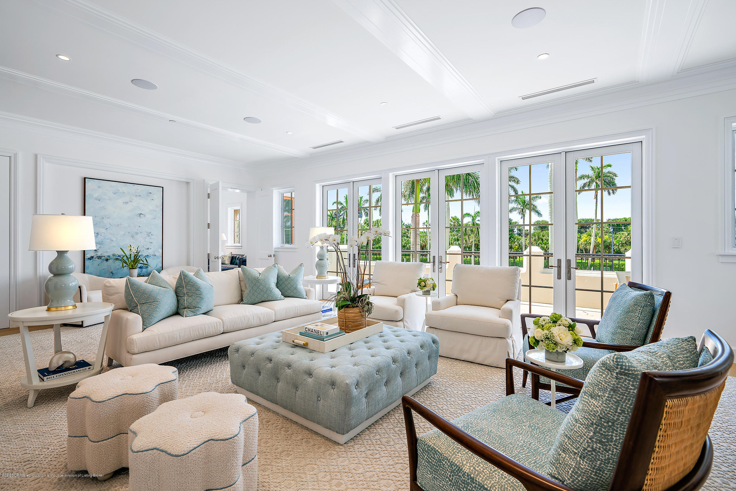 3 Via Flagler Palm Beach, FL 33480 - Photo 7 of 42 a living room with furniture and a large window