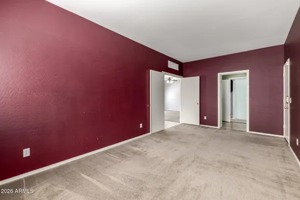 a view of an empty room