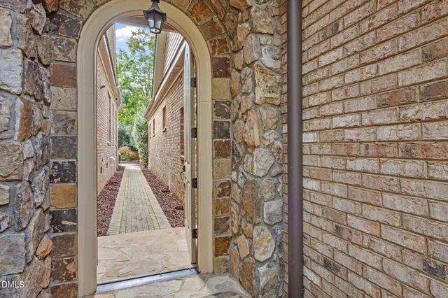 a view of entry way with wooden door