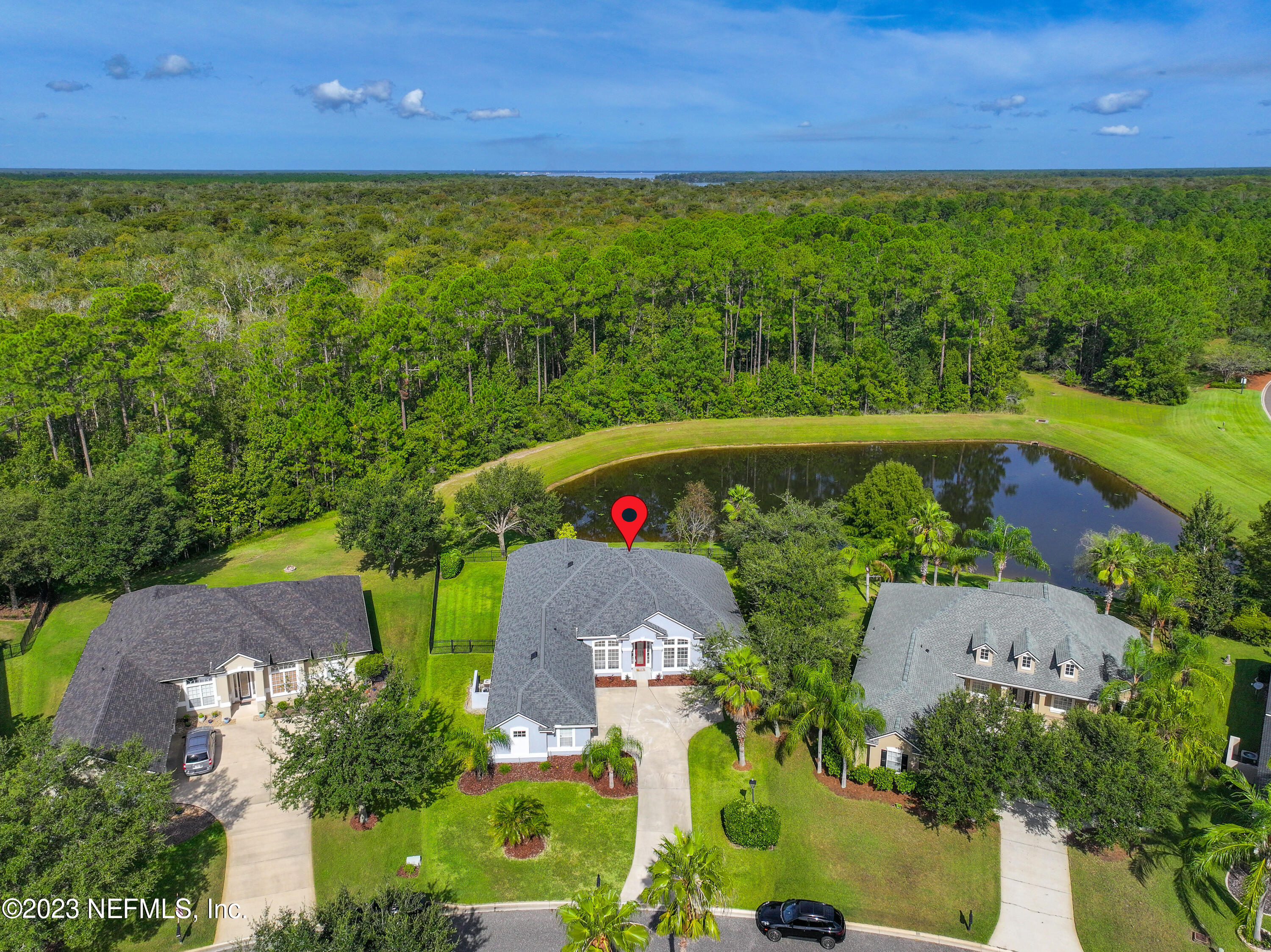 2009 River's Own Road St. Augustine, FL 32092 - Photo 41 of 59 an aerial view of a house with a yard
