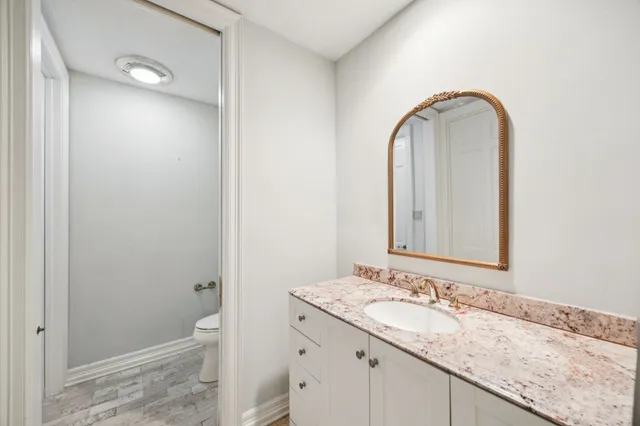 a view of a backyard with garden