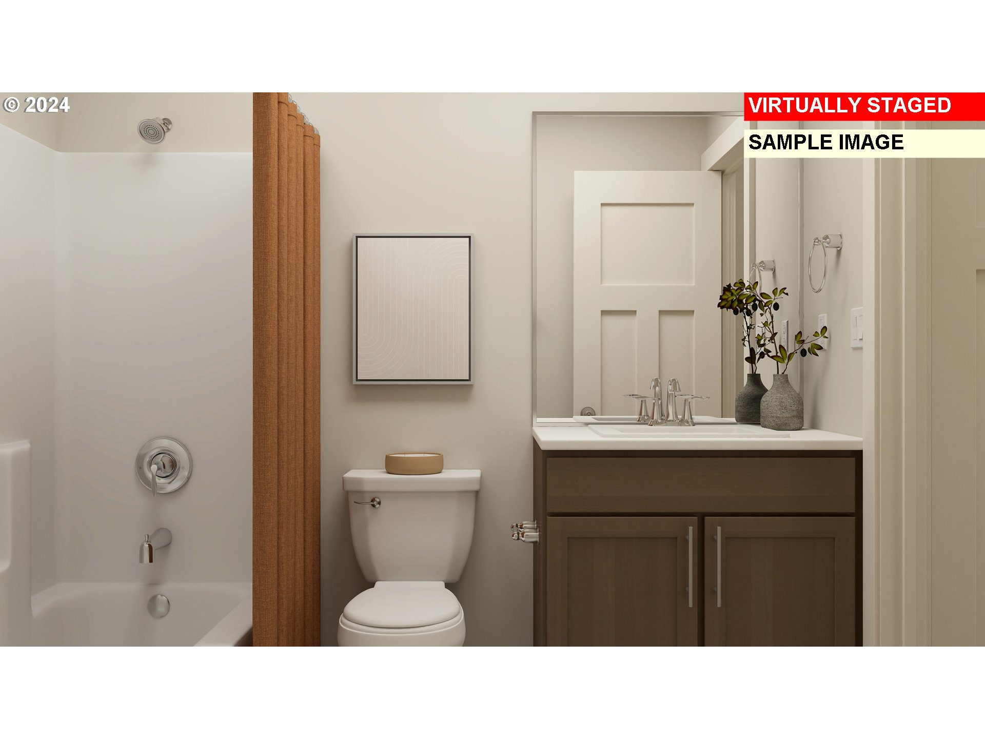 12134 Southwest Champlin Lane Beaverton, OR 97007 - Photo 19 of 24 a bathroom with a sink a toilet and shower