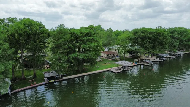 a view of boat floating on water