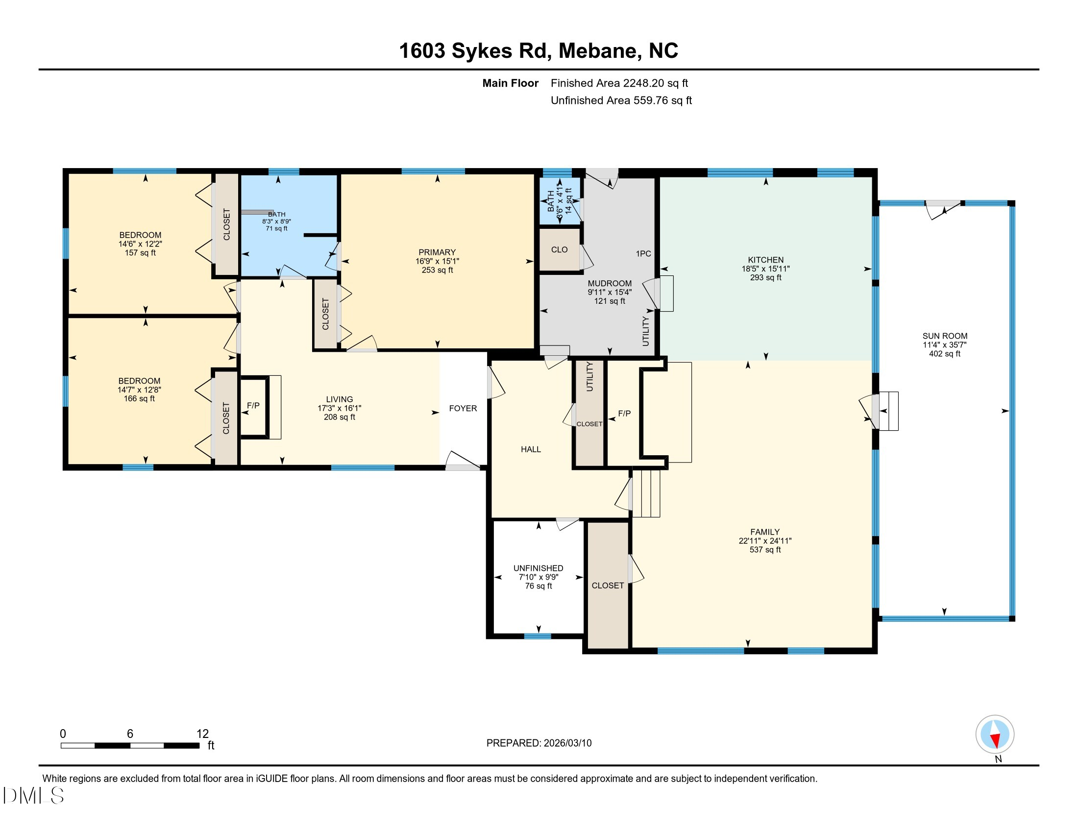 1603 Sykes Road Mebane, NC 27302 - Photo 44 of 45 a picture of a floor plan