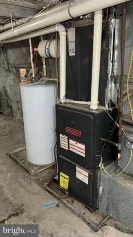 a view of water heater room