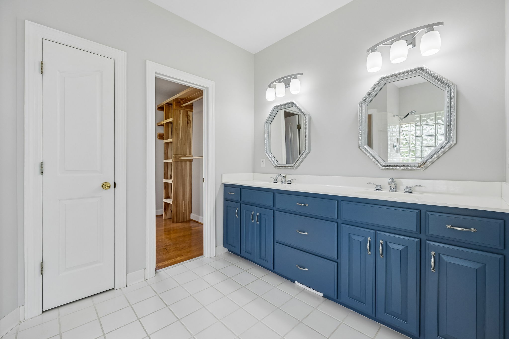314 Fairview Road Dickson, TN 37055 - Photo 35 of 81 a bathroom with a double vanity sink and a mirror