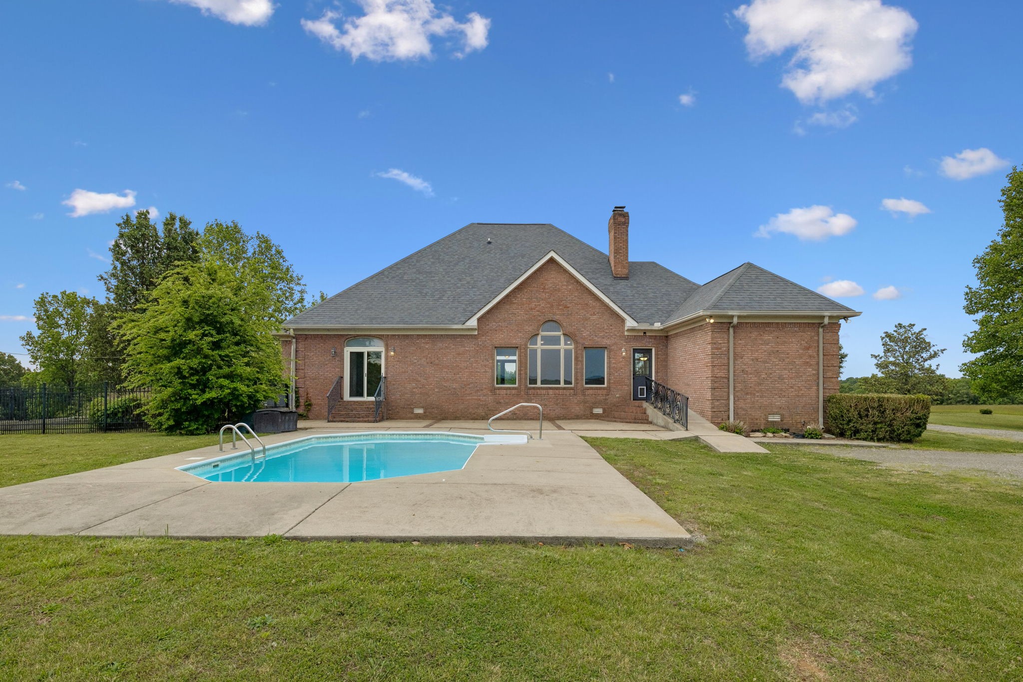 314 Fairview Road Dickson, TN 37055 - Photo 51 of 81 a front view of a house with a yard and garage