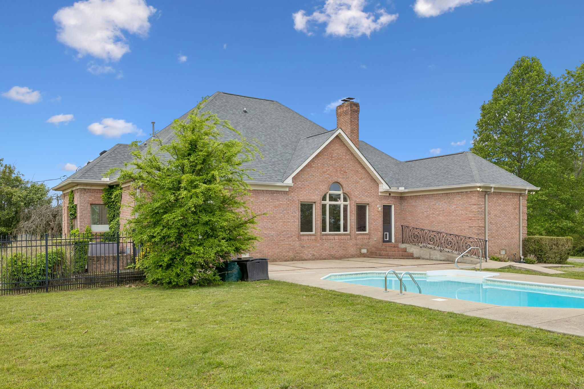 314 Fairview Road Dickson, TN 37055 - Photo 80 of 81 a front view of a house with a yard and garage