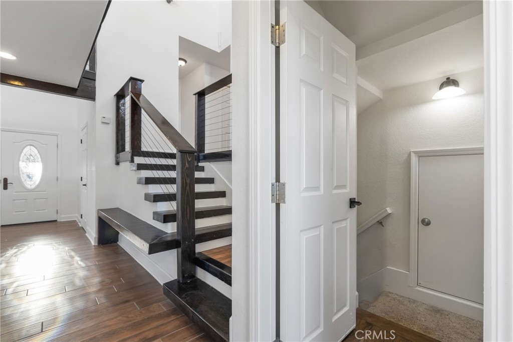 8110 Castenada Lane Atascadero, CA 93422 - Photo 45 of 75 a view of entryway with wooden floor and stairs