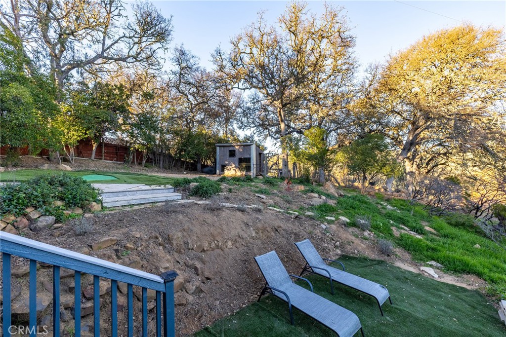 8110 Castenada Lane Atascadero, CA 93422 - Photo 64 of 75 a view of backyard with seating and green space