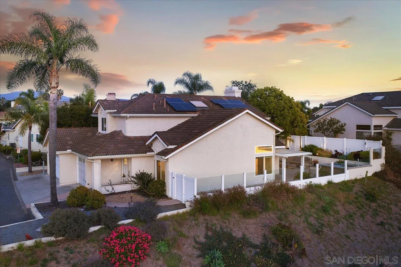 1321 Clear Crest Circle Vista, CA 92084 - Photo 3 of 30 a front view of a house with a yard and garage