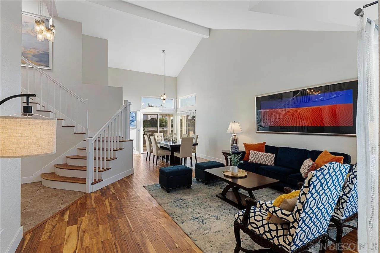 1321 Clear Crest Circle Vista, CA 92084 - Photo 4 of 30 a living room with furniture a rug and a flat screen tv