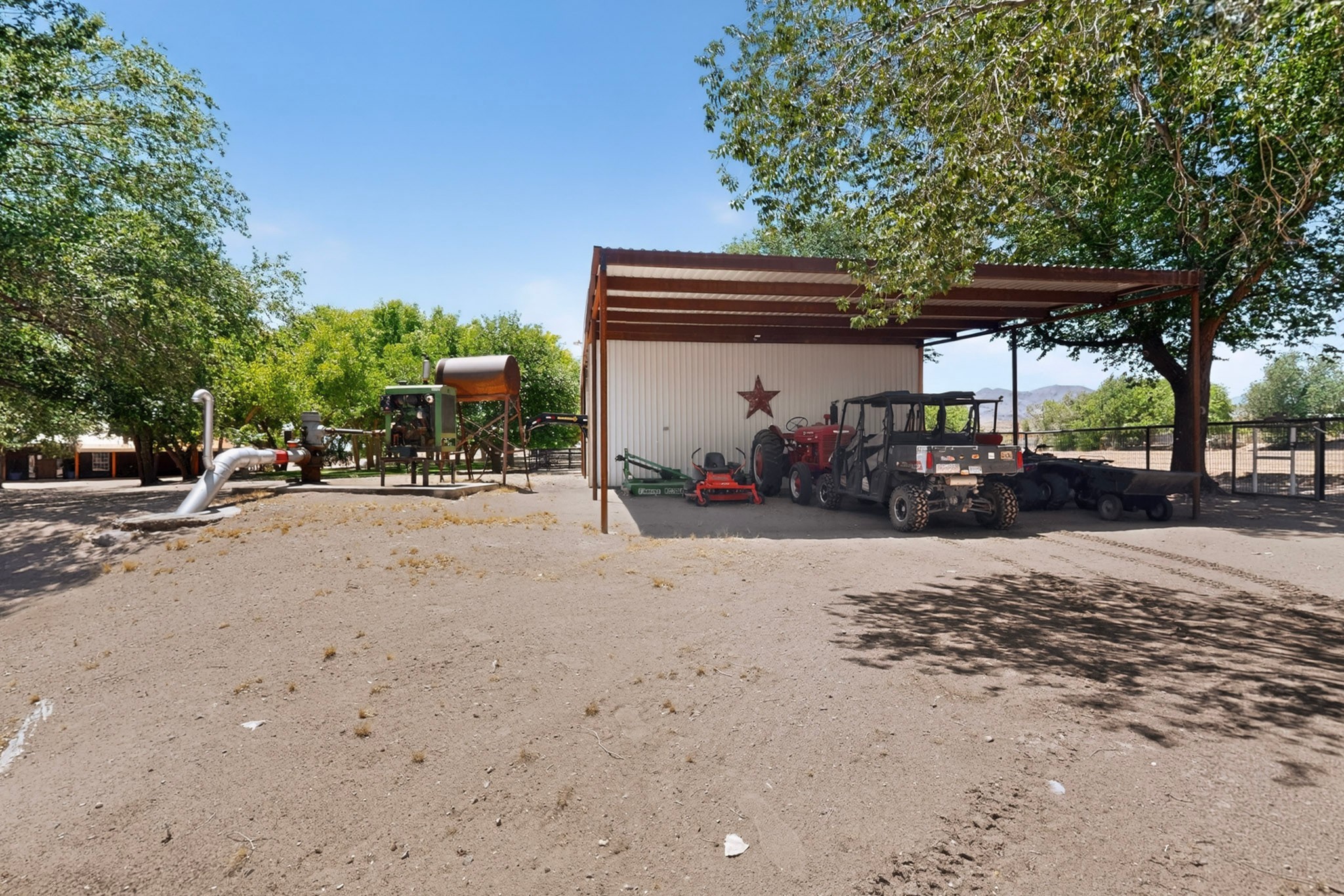 26 Schmittle Road Socorro, NM 87801 - Photo 68 of 80 Barn, irrigation pump and diesel tank