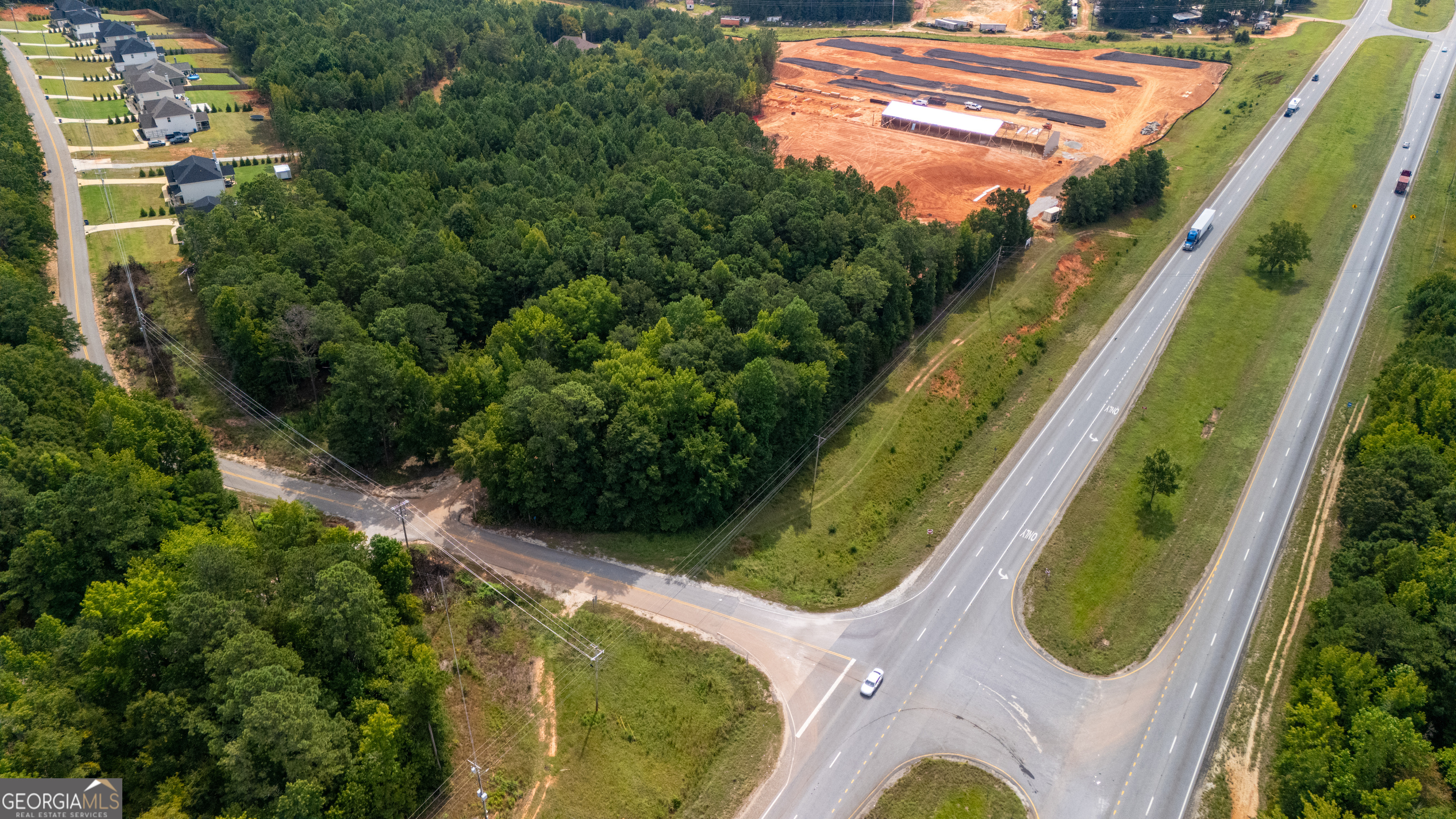 0 Rock Castle Road Opelika, AL 36804 - Photo 12 of 17 an aerial view of a residential houses with yard