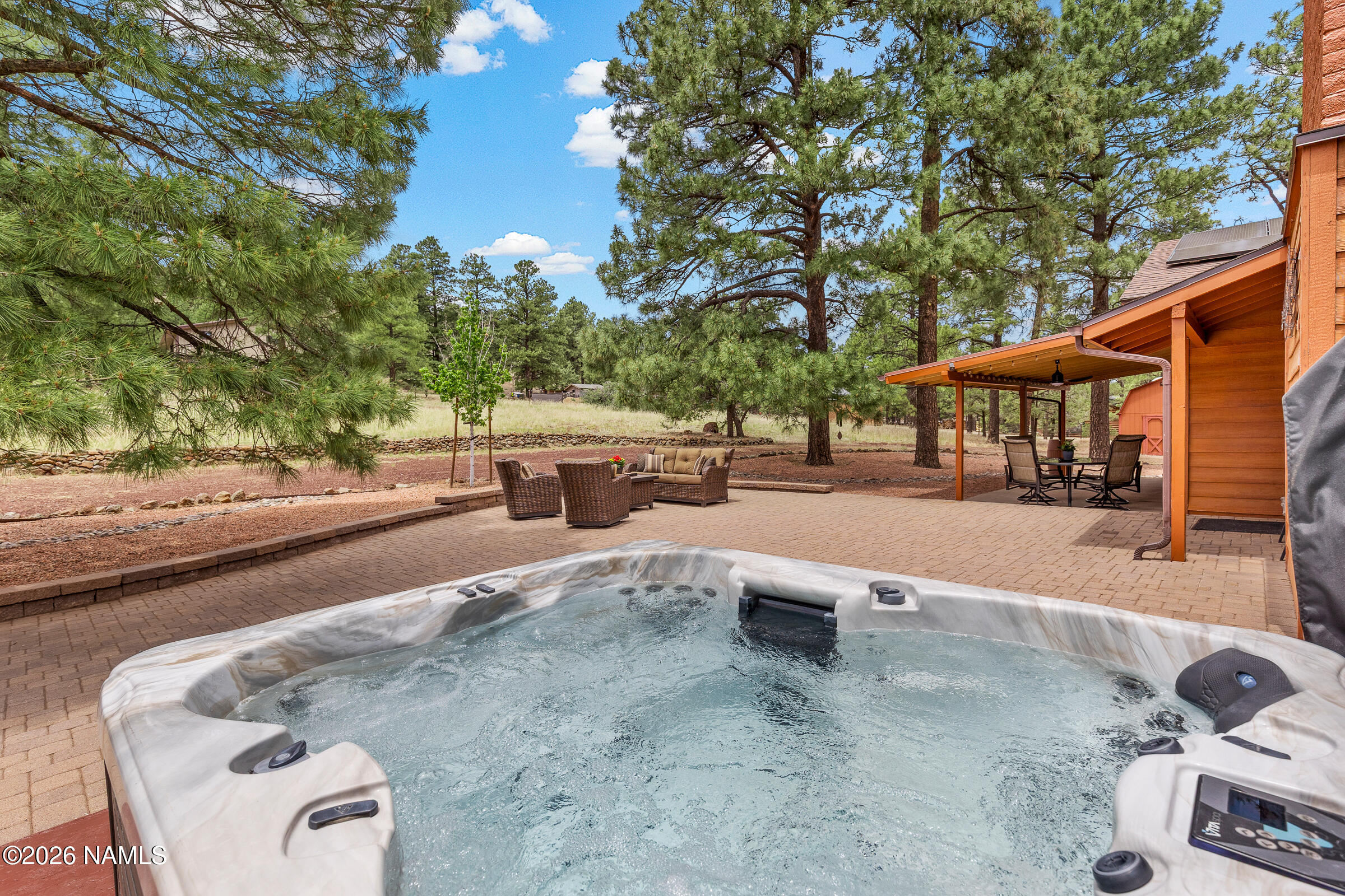 8921 Hulls Road Flagstaff, AZ 86004 - Photo 55 of 80 Hot Tub on the Back Patio