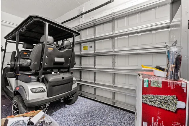 a room with furniture